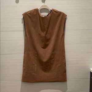 Aritzia leather dress